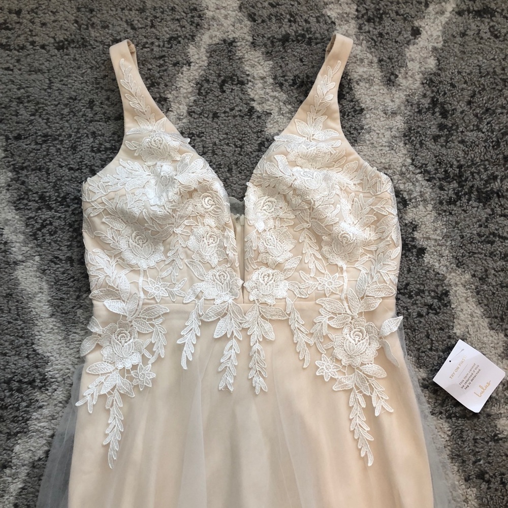 Lulus Celebrate Your Love Tulle Maxi Dress